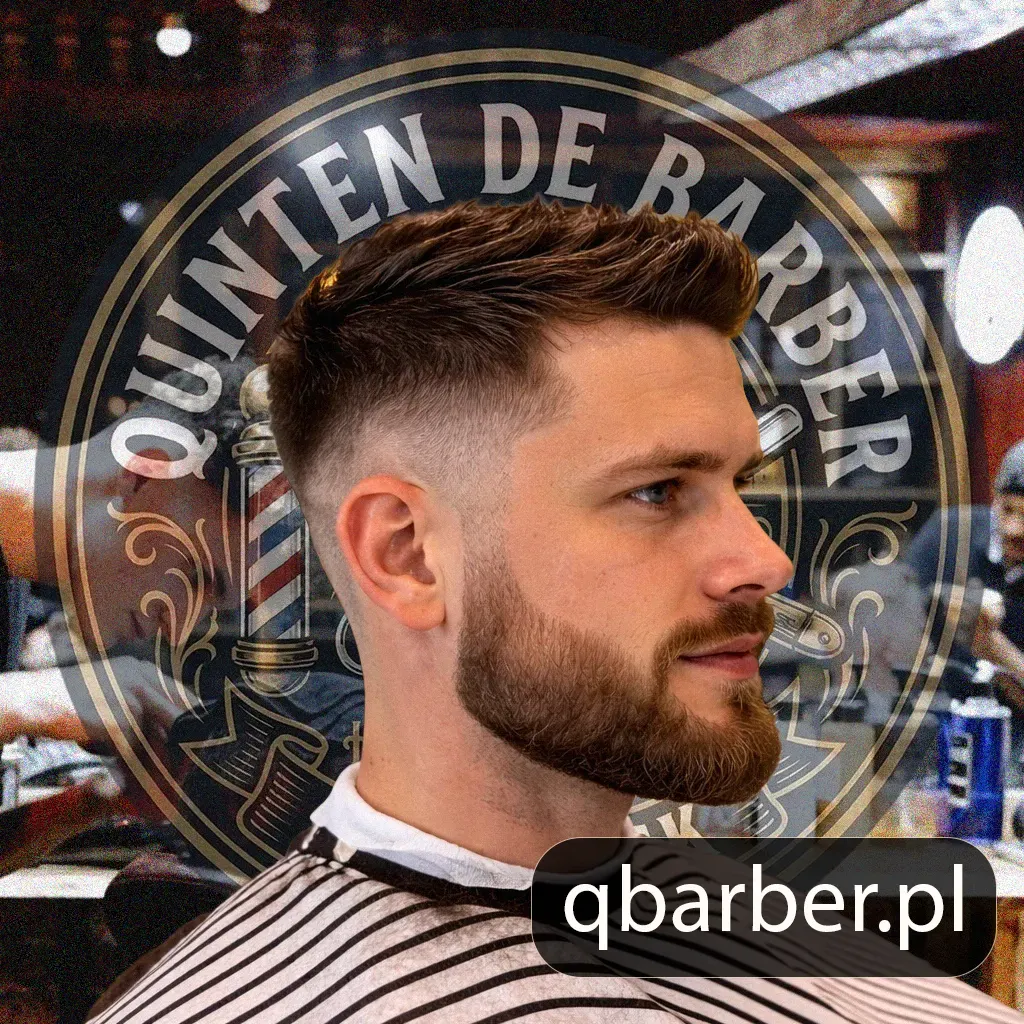 Low fade ze stylizacją brody - Barber Quinten Gdańsk